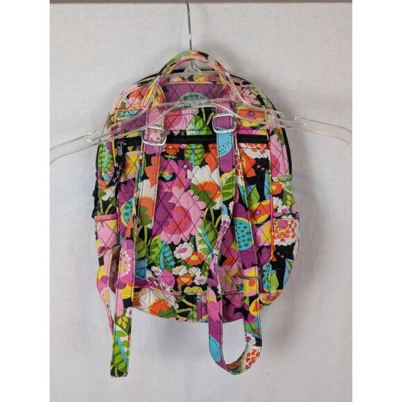 Vera Bradley Outlet Ultralight Essential Midday Garden Quilted Backpack - Picture 8 of 9